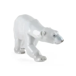 Royal Copenhagen Home Décor|Skulpturer Og Figurer*Figurer gående isbjørn, 14 cm Gående