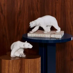 Royal Copenhagen Home Décor|Skulpturer Og Figurer*Figurer gående isbjørn, 14 cm Gående