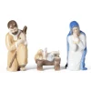 Royal Copenhagen Home Décor|Skulpturer Og Figurer*Figurer krybbespil, Joseph, Maria og Jesusbarnet, 13 cm, 13 cm, 5,5 cm, 3 stk.