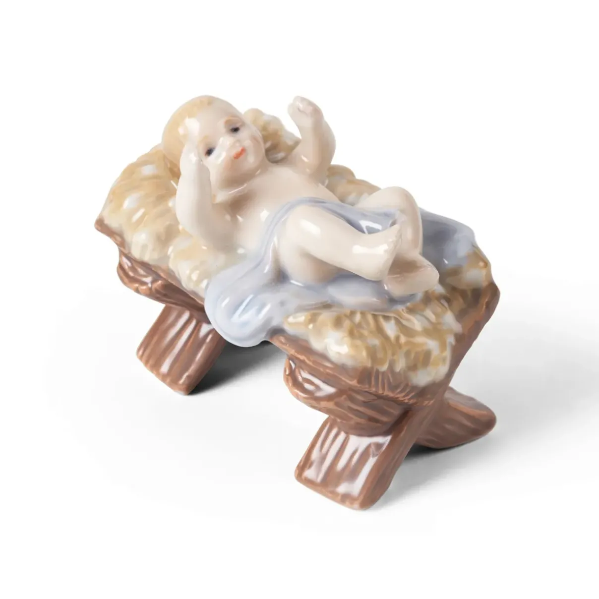 Royal Copenhagen Home Décor|Skulpturer Og Figurer*Figurer krybbespil, Joseph, Maria og Jesusbarnet, 13 cm, 13 cm, 5,5 cm, 3 stk.