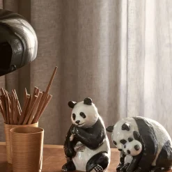 Royal Copenhagen Home Décor|Skulpturer Og Figurer*Figurer panda figur, 13 cm Med unge
