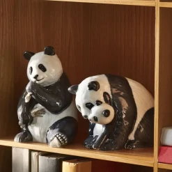Royal Copenhagen Home Décor|Skulpturer Og Figurer*Figurer panda figur, 13 cm Med unge