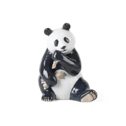 Royal Copenhagen Home Décor|Skulpturer Og Figurer*Figurer spisende panda, 18 cm Spiser