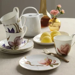 Royal Copenhagen Flora|Kaffekopper*Flora højhankskop, , 33 cl Magnolia