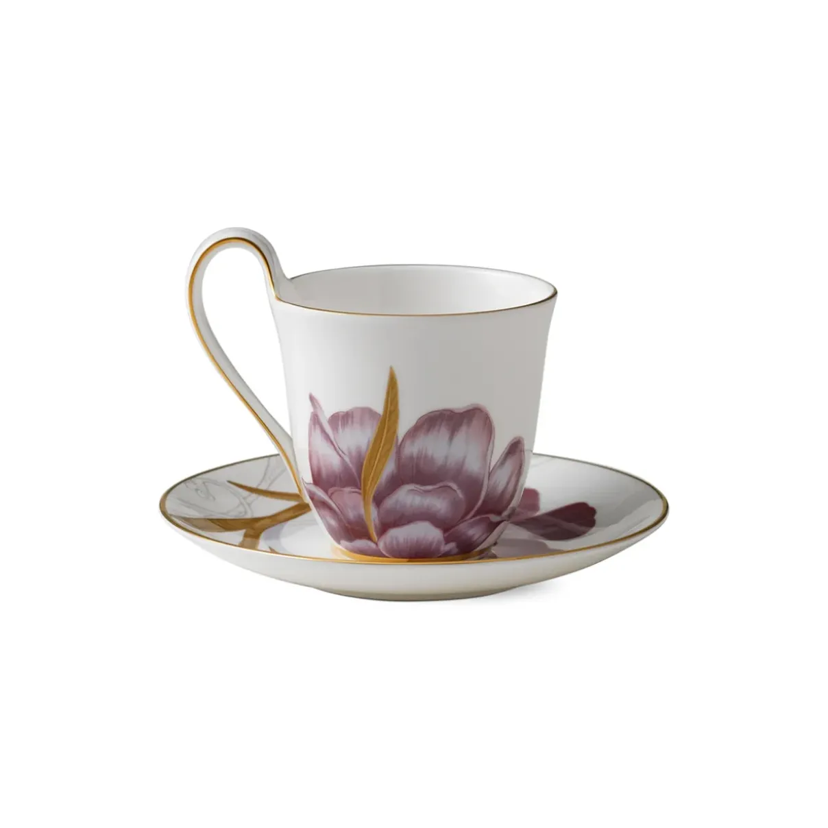 Royal Copenhagen Flora|Kaffekopper*Flora højhankskop og underkop, , 27 cl Iris