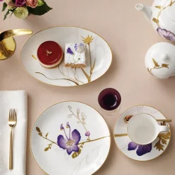 Royal Copenhagen Flora|Kaffekopper*Flora højhankskop og underkop, , 27 cl Stedmoderblomst