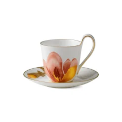 Royal Copenhagen Flora|Kaffekopper*Flora højhankskop og underkop, , 27 cl Magnolia