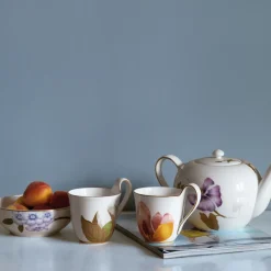 Royal Copenhagen Flora|Kaffekopper*Flora højhankskop og underkop, , 27 cl Magnolia