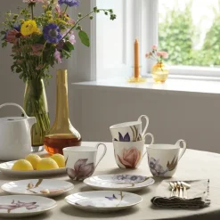 Royal Copenhagen Flora|Desserttallerkener*Flora tallerken, Iris, 19 cm