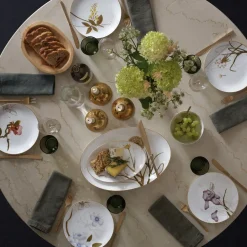 Royal Copenhagen Flora|Frokost Tallerkener*Flora tallerken, Iris, 22 cm