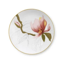 Royal Copenhagen Flora|Desserttallerkener*Flora tallerken, Magnolia, 19 cm