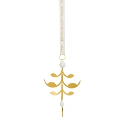 Royal Copenhagen Julepynt*Forgyldt juleornament, , 12 cm Palmette