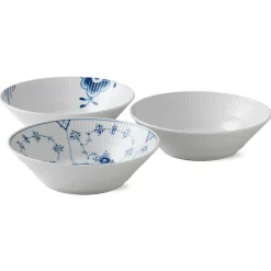 Royal Copenhagen Gifts With History|Dybe Tallerkener*Gifts With History dyb tallerken, 17 cm, 3 stk.