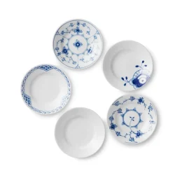 Royal Copenhagen Gifts With History|Desserttallerkener*Gifts With History tallerken, 11 cm, 5 stk.