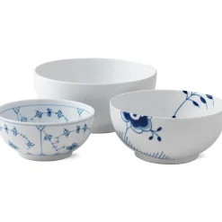 Royal Copenhagen Gifts With History|Salatskåle*Gift with History skål, 110 cl, 180 cl, 310 cl, 3 stk.