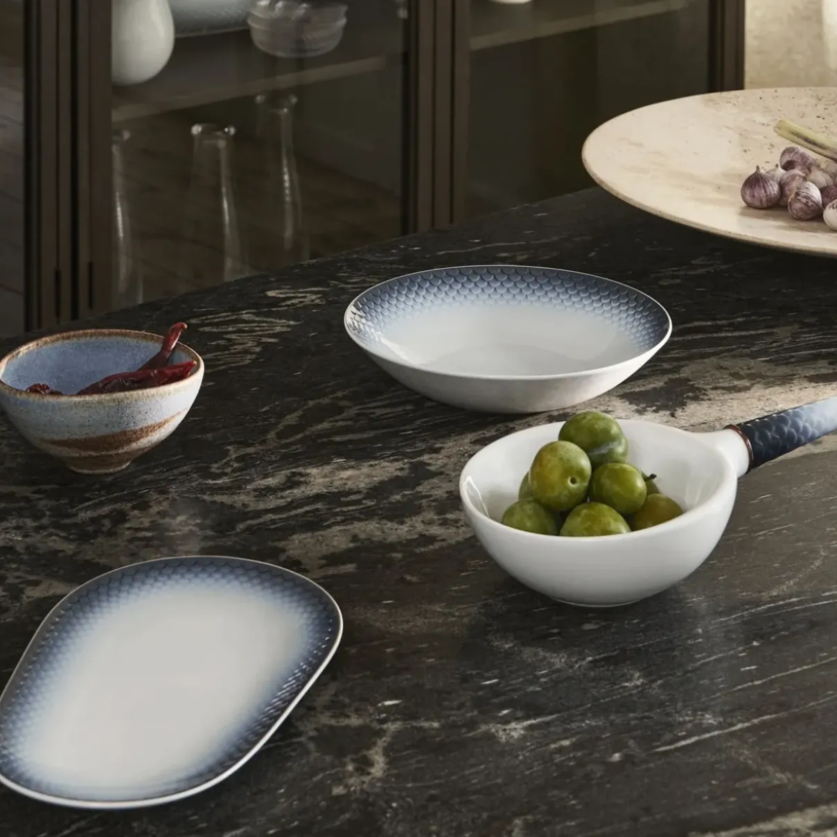 Royal Copenhagen Hav|Dybe Tallerkener*HAV dyb tallerken, 23 cm