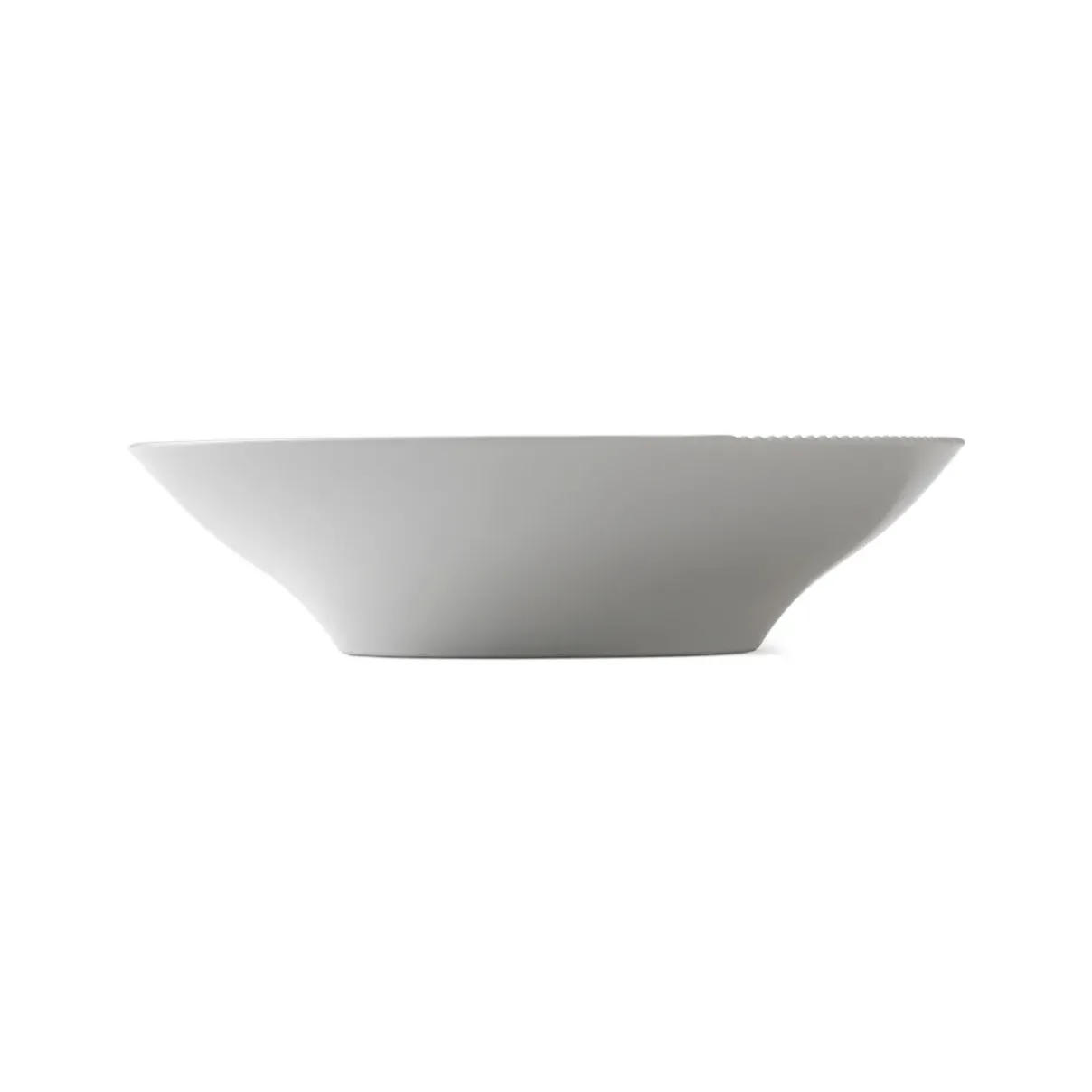 Royal Copenhagen Hvid Elements|Dybe Tallerkener*Hvid Elements dyb tallerken, 25 cm