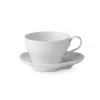 Royal Copenhagen Hvid Elements|Tekopper*Hvid Elements kop og underkop, 26 cl