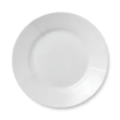 Royal Copenhagen Hvid Elements|Middagstallerkener*Hvid Elements tallerken, 26 cm