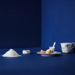 Royal Copenhagen Hvid Elements|Desserttallerkener*Hvid Elements tallerken, 19 cm