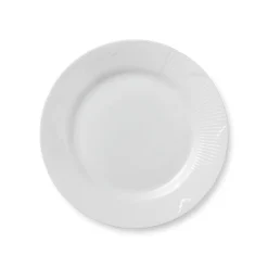 Royal Copenhagen Hvid Elements|Frokost Tallerkener*Hvid Elements tallerken, 22 cm