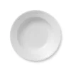 Royal Copenhagen Hvid Halvblonde|Dybe Tallerkener*Hvid Halvblonde dyb tallerken, 21 cm