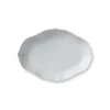 Royal Copenhagen Hvid Halvblonde|Fade*Hvid Halvblonde fad, 22 cm