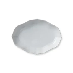 Royal Copenhagen Hvid Halvblonde|Fade*Hvid Halvblonde fad, 22 cm