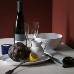 Royal Copenhagen Hvid Halvblonde|Kander*Hvid Halvblonde flødekande, 17 cl
