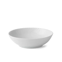 Royal Copenhagen Hvid Halvblonde|Salatskåle*Hvid Halvblonde skål, 110 cl