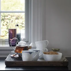 Royal Copenhagen Hvid Halvblonde|Snackskåle*Hvid Halvblonde skål, 73 cl