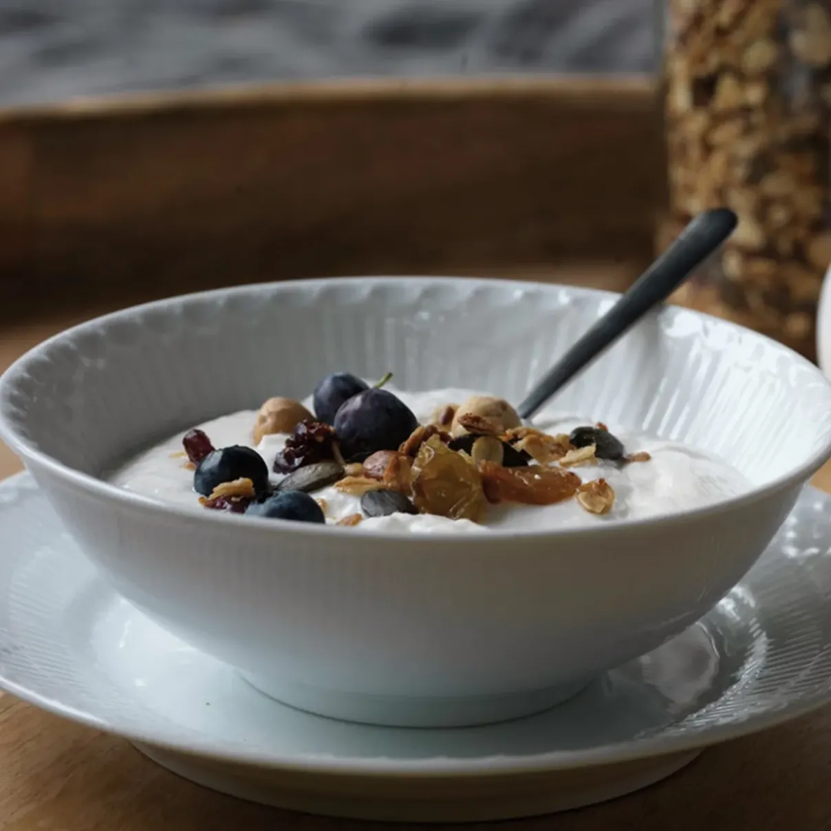 Royal Copenhagen Hvid Halvblonde|Snackskåle*Hvid Halvblonde skål, 35 cl