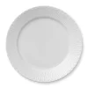 Royal Copenhagen Hvid Halvblonde|Middagstallerkener*Hvid Halvblonde tallerken, 27 cm