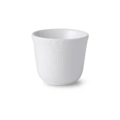 Royal Copenhagen Hvid Halvblonde|Kaffekopper*Hvid Halvblonde termokrus, 26 cl