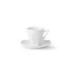 Royal Copenhagen Eksklusive Steldele|Hvid Helblonde*Hvid Helblonde kop og underkop, 14 cl