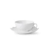 Royal Copenhagen Eksklusive Steldele|Hvid Helblonde*Hvid Helblonde kop og underkop, 22 cl