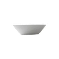 Royal Copenhagen Hvid Riflet|Dybe Tallerkener*Hvid Riflet dyb tallerken, 17 cm
