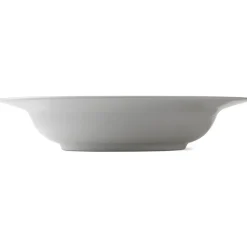 Royal Copenhagen Hvid Riflet|Dybe Tallerkener*Hvid Riflet dyb tallerken, 30 cm