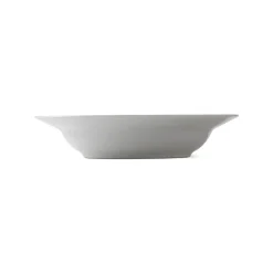 Royal Copenhagen Hvid Riflet|Dybe Tallerkener*Hvid Riflet dyb tallerken, 21 cm
