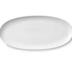 Royal Copenhagen Hvid Riflet|Fade*Hvid Riflet fad, 37 cm
