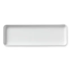 Royal Copenhagen Hvid Riflet|Fade*Hvid Riflet fad, 36 cm