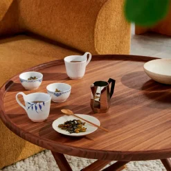 Royal Copenhagen Hvid Riflet|Kaffekopper*Hvid Riflet højhankskop, 24 cl