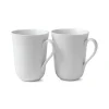 Royal Copenhagen Hvid Riflet|Kaffekopper*Hvid Riflet kop, 36 cl, 2 stk.