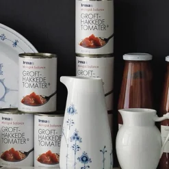 Royal Copenhagen Hvid Riflet|Kander*Hvid Riflet mælkekande, 38 cl