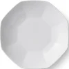 Royal Copenhagen Hvid Riflet*Hvid Riflet ottekantet skål, 25 cm