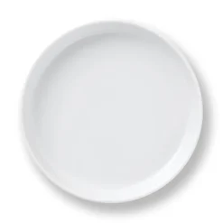 Royal Copenhagen Hvid Riflet|Ovnfaste Fade*Hvid Riflet ovnfast fad, 27 cm