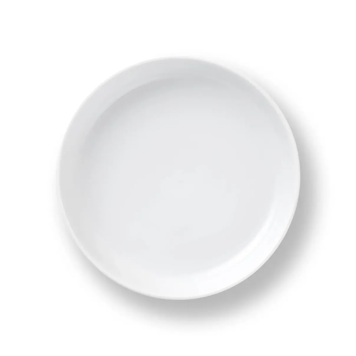Royal Copenhagen Hvid Riflet|Ovnfaste Fade*Hvid Riflet ovnfast fad, 18,5 cm