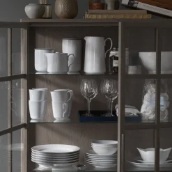 Royal Copenhagen Hvid Riflet|Sovseskåle Og -Kander*Hvid Riflet sauceskål, 55 cl