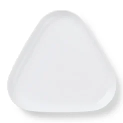 Royal Copenhagen Hvid Riflet|Snackskåle*serveringssæt, 24,5 cm, 4 stk. Hvid Riflet