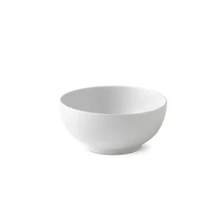 Royal Copenhagen Hvid Riflet|Snackskåle*Hvid Riflet skål, 73 cl